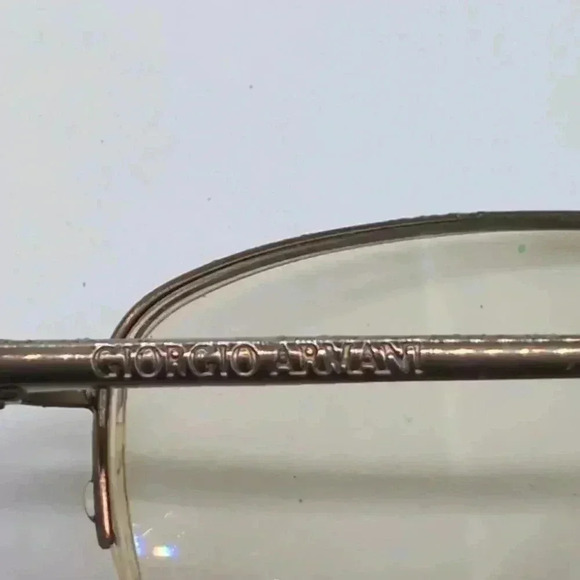 Giorgio Armani frame glasses 135 GA 10 2F2 Made in Italy Brooks Brothers case - Picture 4 of 10